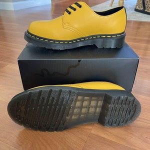 New Dr Martens 1461 Yellow NYC New York City Subway Leather Oxford Shoes 8W/7M